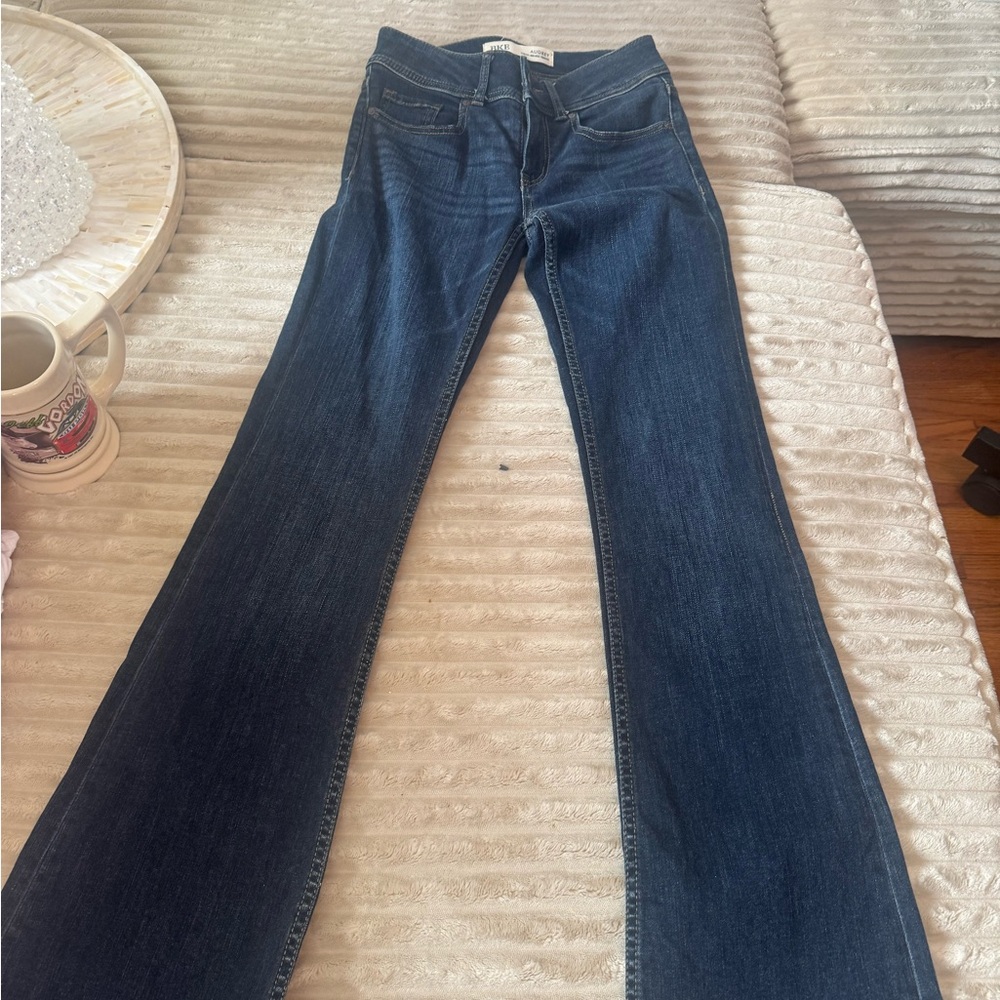 BKE Audrey Dark Wash Boot Cut Size 25 EUC